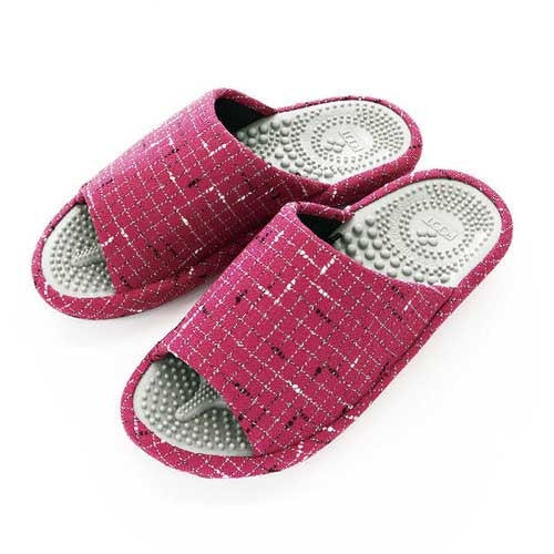 オクムラ 3Dリフレクソロジー チェック ピンク M 4969354333232