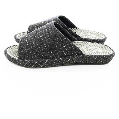 オクムラ 3Dリフレクソロジー チェック チャコール L 4969354333249