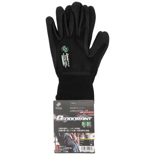 おたふく手袋 ソフキャッチプラス デオ 天然ゴムコート M 4970687119707