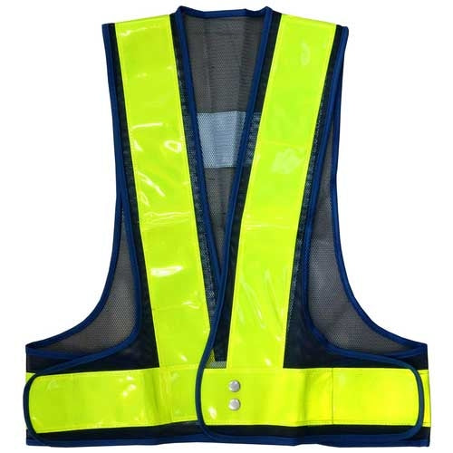 Kitamura Sangyo Safety Vest Navy Mesh/Yellow Reflective 4949902003534