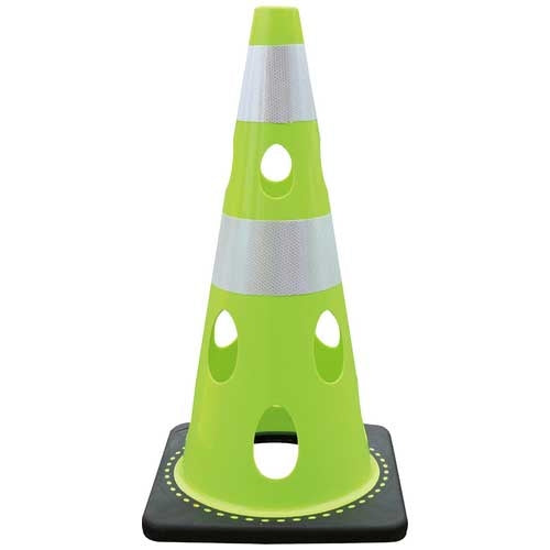 カーボーイ 穴あきコーン グリーンイエロー 4968124217697