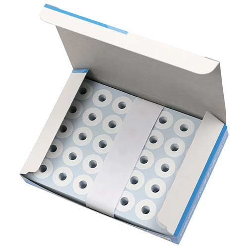 スマートバリュー パンチラベル 乳白色 2800片入 B302J 4547345058014