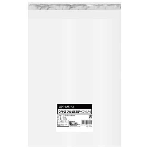 今村紙工 OPP袋シールあり A4 0.025mm厚 100枚入 4957470035864
