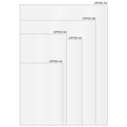 今村紙工 OPP袋シールなし はがき 0.025mm厚 100枚入 4957470035826