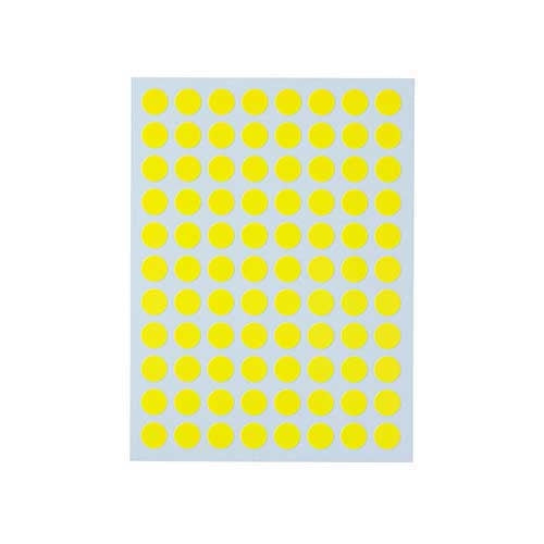 ニチバン マイタック カラーラベル ML-151N2 黄 8mm 4987167101596