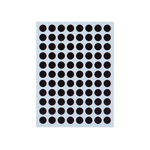 ニチバン マイタック カラーラベル ML-151N6 黒 8mm 4987167101640