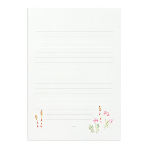 Midori/20407006_Büropapier mit verschiedenen Blumenmustern/4902805204071