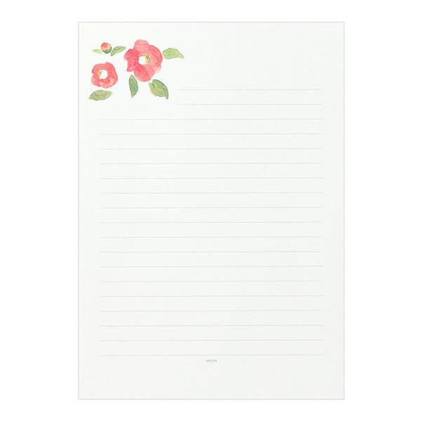 Midori/20407006_Büropapier mit verschiedenen Blumenmustern/4902805204071