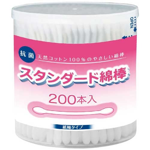 コットン・ラボ スタンダード綿棒200本 4973202501285