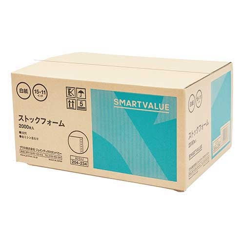 Smart Value Stock Form 15*11 2000 feuilles non lignées A254J 4547345058038