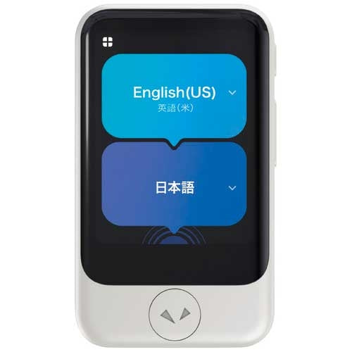 ポケトーク ポケトークS2 グローバルSIM付き 白 PTS2-W 4595642780183