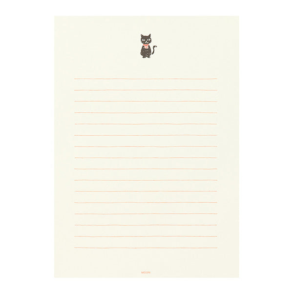 しあわせをはこぶ手紙 便箋 しあわせクローバー柄(24枚入) デザインフィル 4902805204637