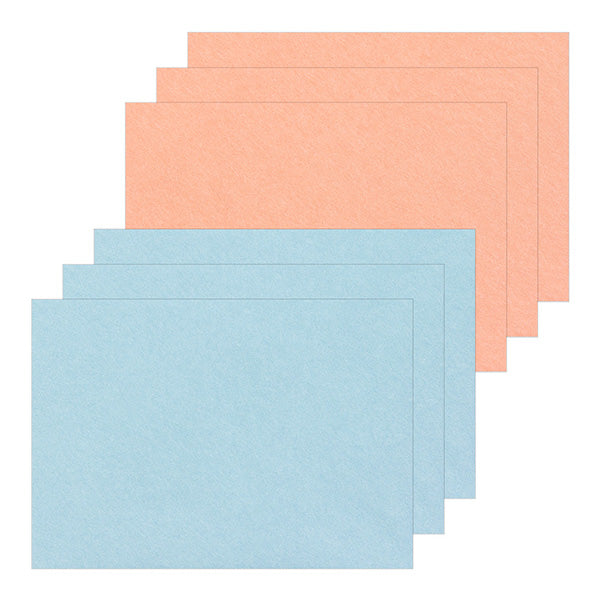 しあわせをはこぶ手紙 封筒 しあわせクローバー柄(6枚入) デザインフィル 4902805204644