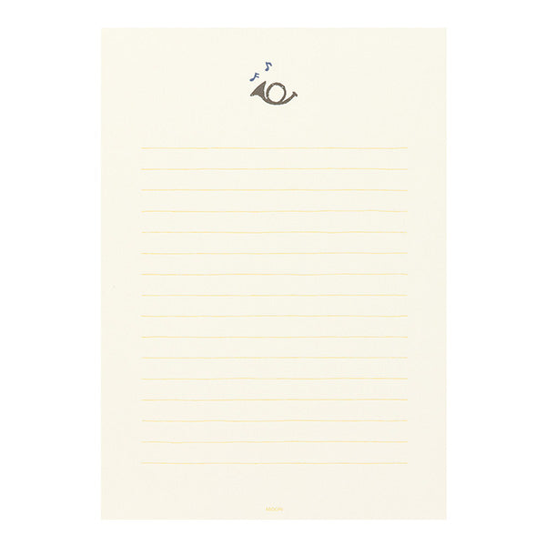 Midori/20465006_Notepaper Happiness Blue Bird Pattern/4902805204651
