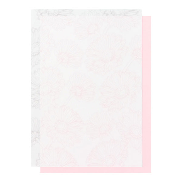 20483006 ミドリ 便箋 透かし和紙 20483 デザインフィル 4902805204835（5セット）