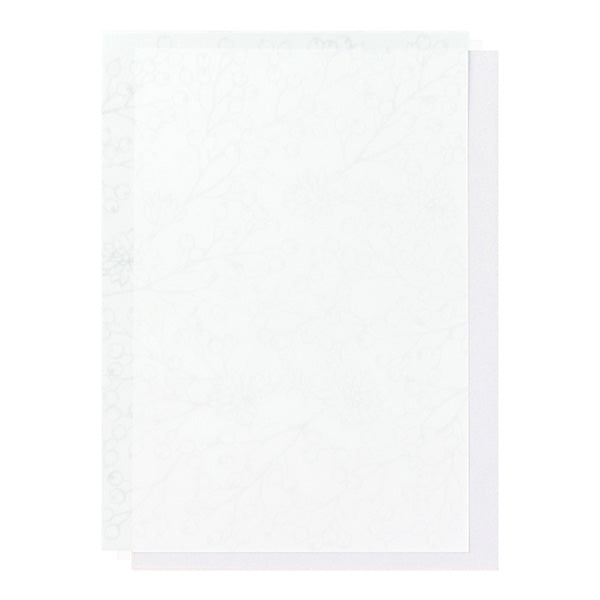 20483006 ミドリ 便箋 透かし和紙 20483 デザインフィル 4902805204835（5セット）