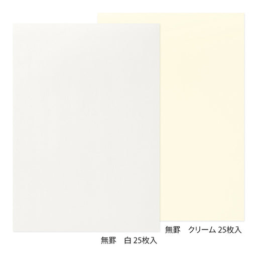 ミドリ デザインフィル  きれいな手紙が万年筆で書ける便箋 無罫A(20519006) 4902805205191