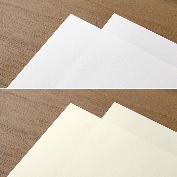 Midori/20519006_ Stationery paper that allows you to write beautiful letters with a fountain pen Plain A/4902805205191