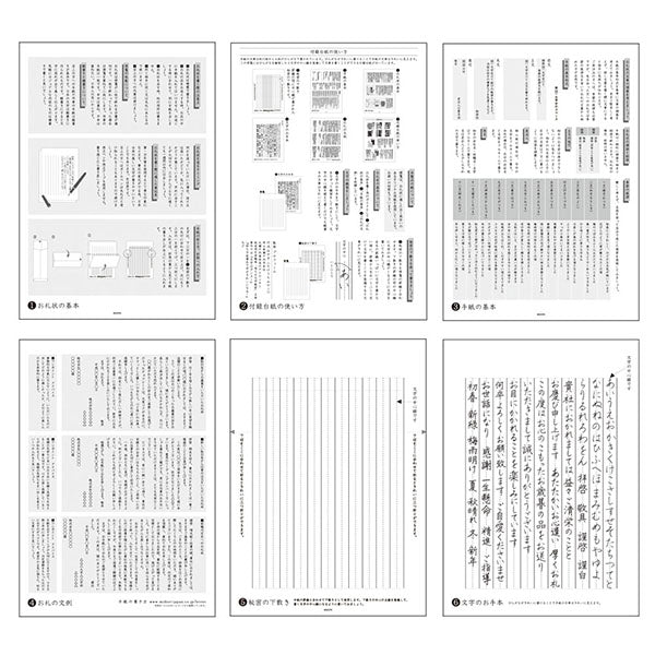きれいな手紙が書ける便箋 20528 デザインフィル 4902805205283