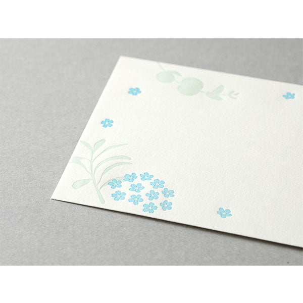 20560006 OS 封筒 活版 散らし花柄 デザインフィル 4902805205603（5セット）