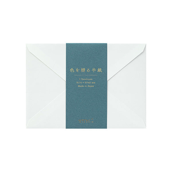 OS 洋2封筒 色を贈る 20570 ミドリ 20570006　4902805205702（5セット）