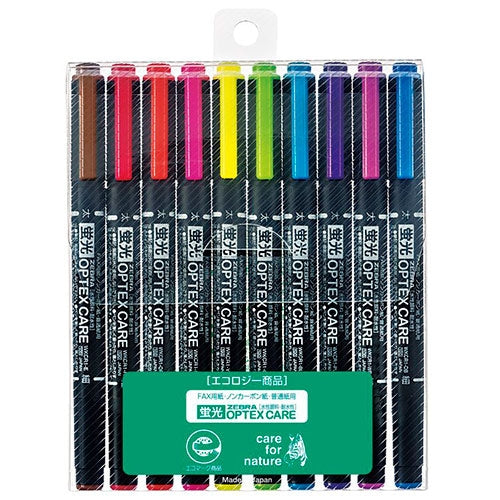 Zebra fluorescence OPTEX care WKCR1-10C ten colors set