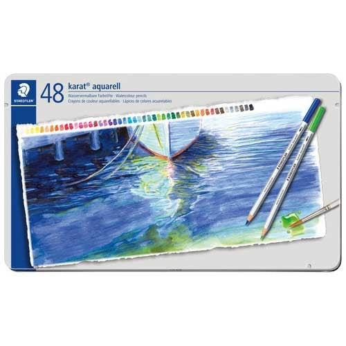 STAEDTLER karat watercolor pencils 125M48 48 colors