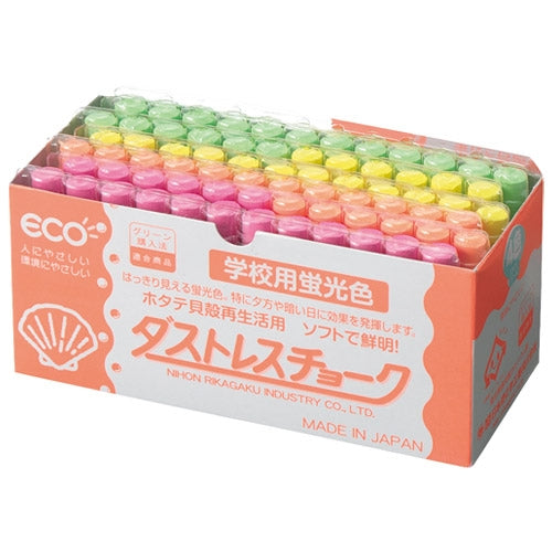 Nippon Rikagaku Kogyo School Fluoreszierende Kreide DCK72-4C, 4 Farben