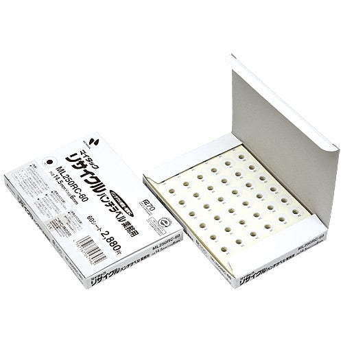 Nichiban recycling punch label ML-250RC-60 60 sets