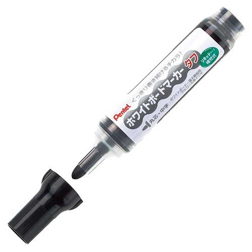 ぺんてる Pentel ボードマーカータフ MW50M-A 丸芯 中字 黒