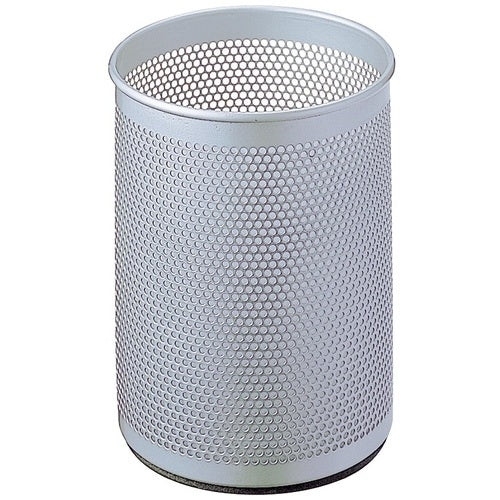 Nakabayashi Pen Stand PS-M1SM Round Silver Metal