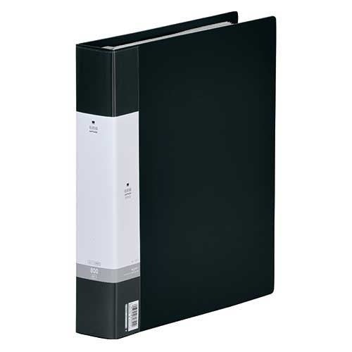 LIHITLAB business card book G8803-24 800 A4 30 hole black