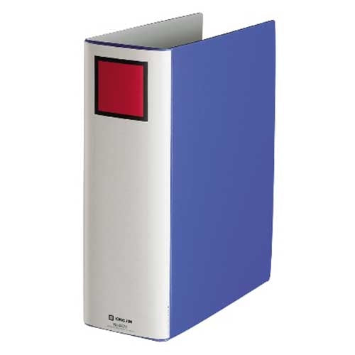 キングジム エコロジードッチF 8478 A4S 80mm 青