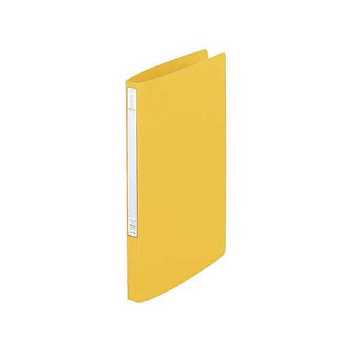 LIHITLAB punchless file F-347U-5 A4S yellow