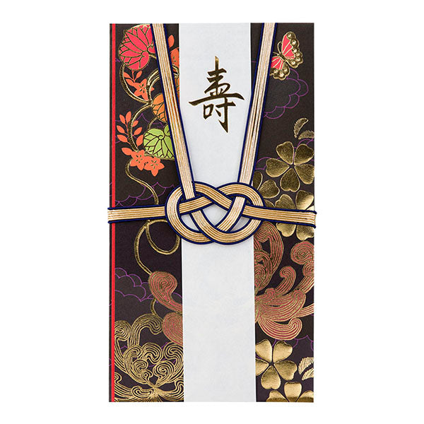 デザインフィル 金封 結婚祝 打掛柄 黒   中袋付 25247006 デザインフィル 4902805252478