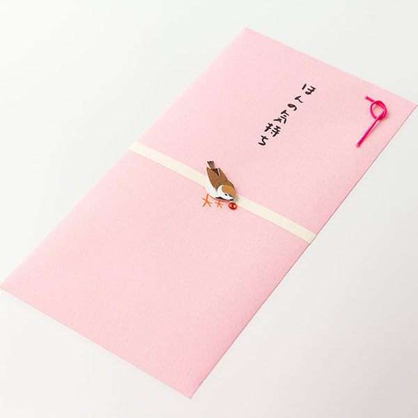 25257006 ミドリ PC 金封 ほんの気持ち 25257006 すずめ デザインフィル 4902805252577（5セット）