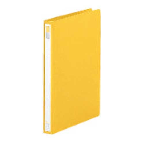 LIHITLAB ring file F-867U-5 A4S 27mm yellow