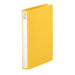 LIHITLAB ring file F-877U-5 A4S 36mm yellow