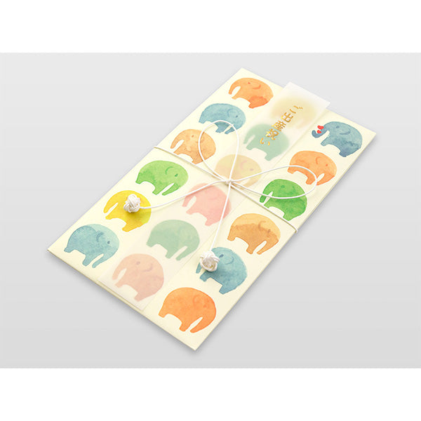 Midori/25366006_Kinpo366 Baby shower watercolor elephant pattern/4902805253666