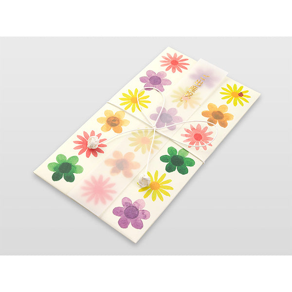 Midori/25367006_Kinpo367 Baby gift watercolor flower pattern/4902805253673