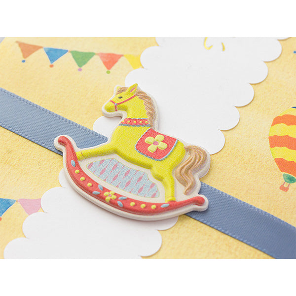 Midori/25368006_PC Kinpei 368 Baby gift wooden horse pattern/4902805253680