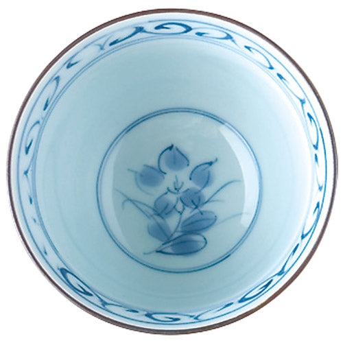 いちがま 反り方煎茶碗 桔梗 5客セット 4541184300006