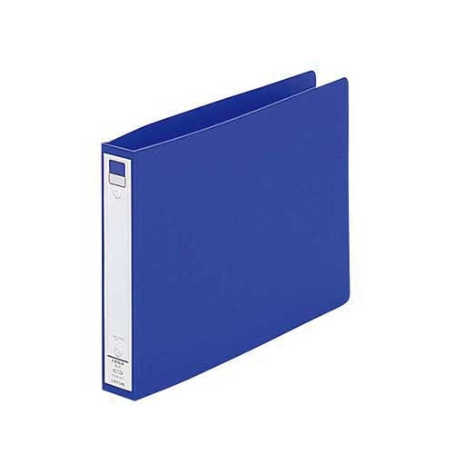 LIHITLAB ring file F-873U-8 B5E 36mm blue