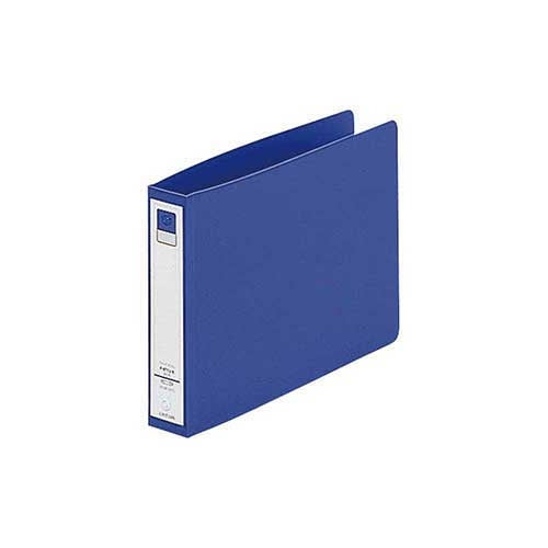 LIHITLAB ring file F-871U-8 A5E 36mm blue