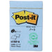 3M Japan Post-it regenerated paper notebook 653RP-B blue