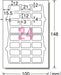 エーワン 手書きもプリントもできるラベル 角型24面 12シート 26003（10セット）