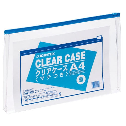 A4*1 枚 D085J-A4 with join tex clear case side type gusset