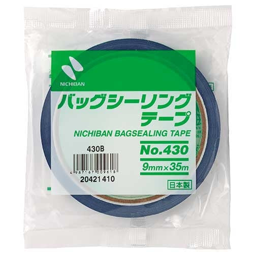 Ruban d'étanchéité pour sacs Nichiban 430B Bleu 20 rouleaux
