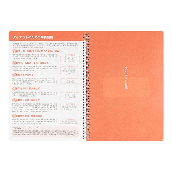 ミドリ　3ヶ月ダイエットダイアリー　26154│手帳・ダイアリー　日記帳 4902805261548