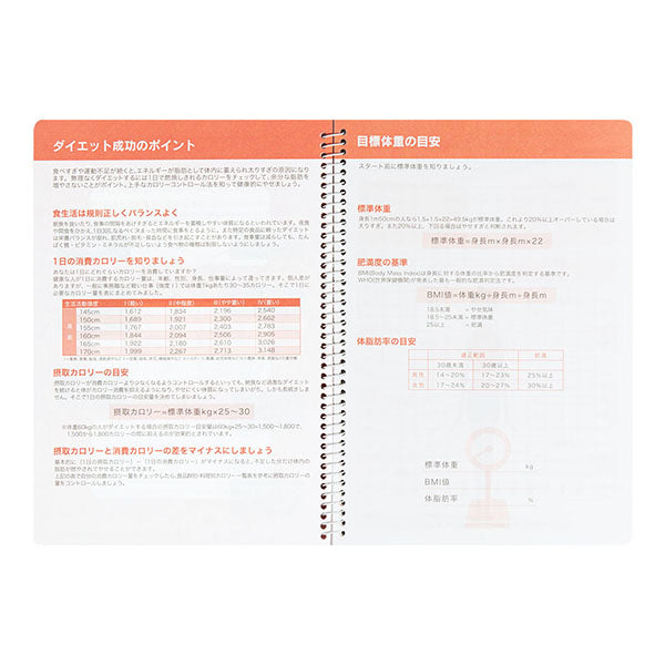 Midori/26154006_HF Tagebuch<a5> Für 3 Monate Diät/4902805261548